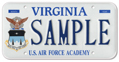 United States Air Force Academy Plate