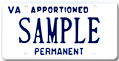 Apportioned Permanent (IRP) Plate