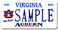 Auburn University Plate