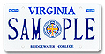 Bridgewater College Plate