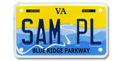 Blue Ridge Parkway Motorcycle Plate