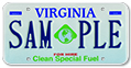 Clean Special Fuel (For Hire) Plate