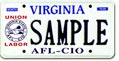 AFL-CIO Plate