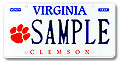 Clemson University Plate