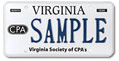 Virginia Society of CPAs Plate