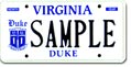 Duke University Plate