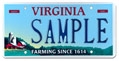Virginia Agriculture Plate