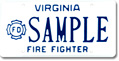Firefighter (volunteer) Plate