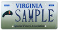 Special Forces Association Plate