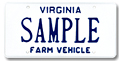 Farm Vehicle Plate