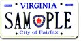 Fairfax City Plate