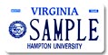 Hampton University Plate