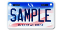 In God We Trust Motorcycle Plate