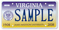 James Madison University Seal Plate