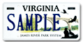 James River Park System Plate