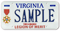 Legion of Merit Awards (multiple) Plate