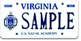 United States Naval Academy Plate