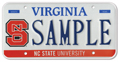 NC State University Plate