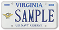 Navy Reserve Plate