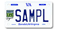 Organ Donor Motorcycle Plate