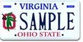 Ohio State University Plate