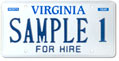Passenger For Hire Plate