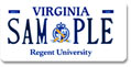 Regent University Plate