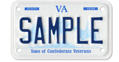 Sons of Confederate Veterans - Motorcycle Plate
