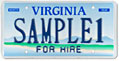 Scenic For Hire Plate