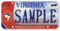 Shenandoah University Plate