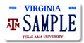 Texas A & M University Plate