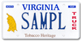 Tobacco Heritage Truck Plate
