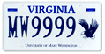 University of Mary Washington Plate