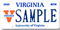 Univ of Virginia Plate