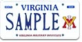 Virginia Military Insitute Plate