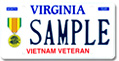 Vietnam Veteran Plate