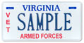 Veteran Armed Forces Plate