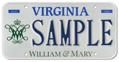 College of William & Mary Plate